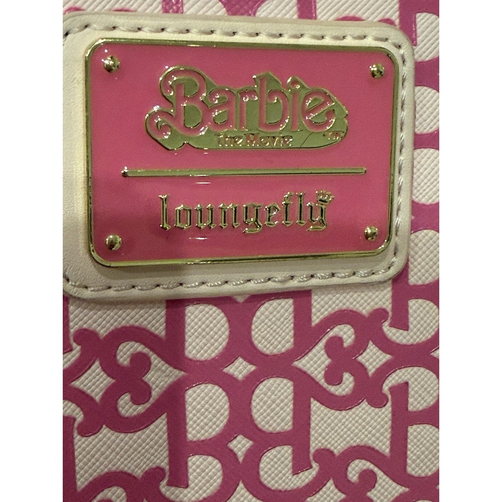Loungefly Barbie Logo Crossbody Bag & Wallet Set LE Pink Flamingo Barbiecore - Picture 11 of 12